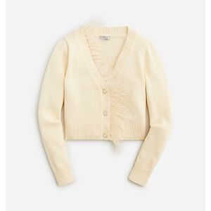 J. Crew Cream Cardigan Sweater